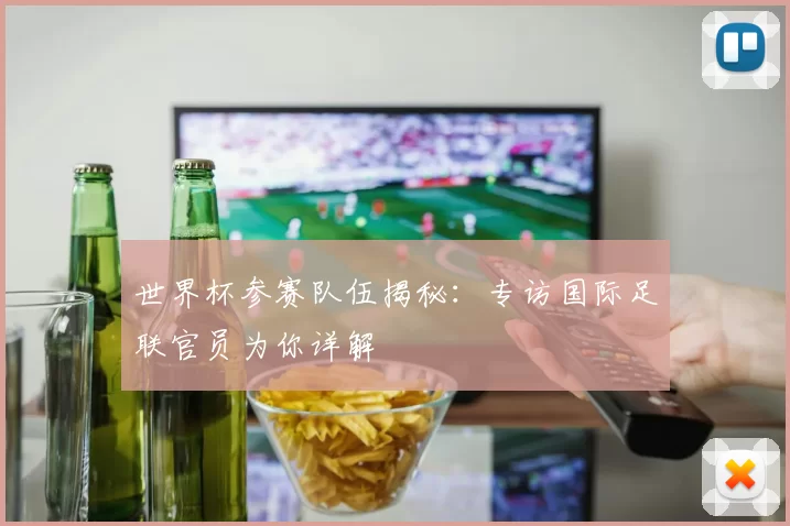 世界杯参赛队伍揭秘:专访国际足联官员为你详解