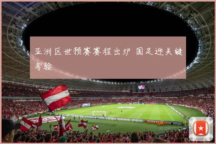 亚洲区世预赛赛程出炉 国足迎关键考验